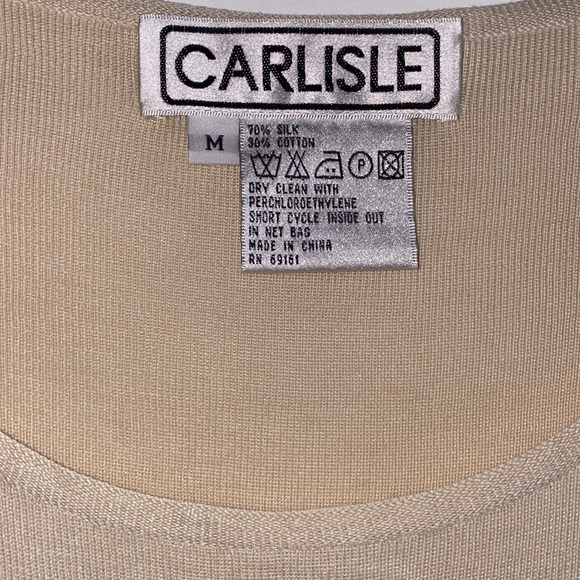 Vinatge Carlisle Cream Shell Twin Unique Set - Picture 3 of 13